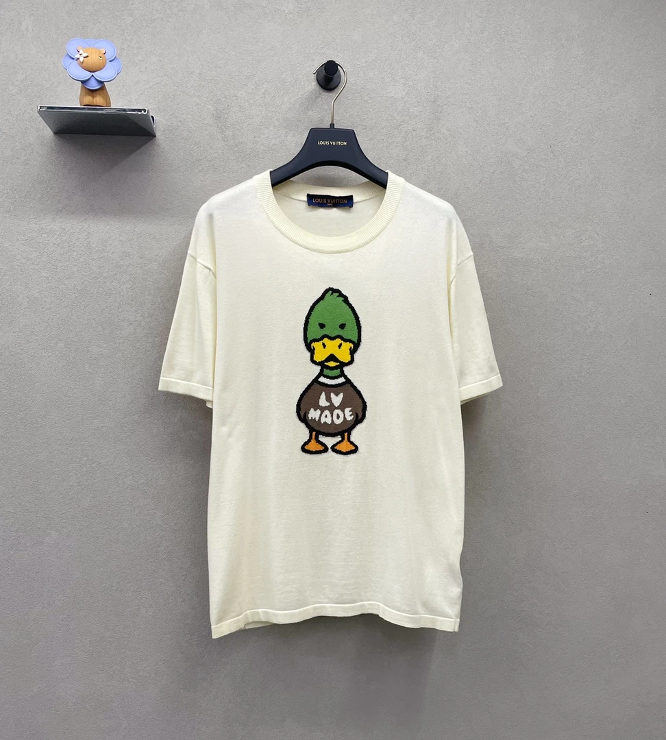 99新 LouisVuitton/路易威登 针织小鸭子短袖/尺码m、s