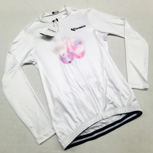 【入门级骑行长袖】2025款高弹牛奶丝面料骑自行车长袖上衣吸湿透气