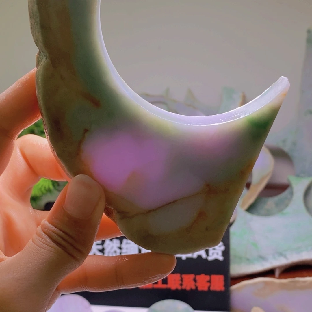 翡翠未镶嵌颈饰缅甸翡翠A货裸石