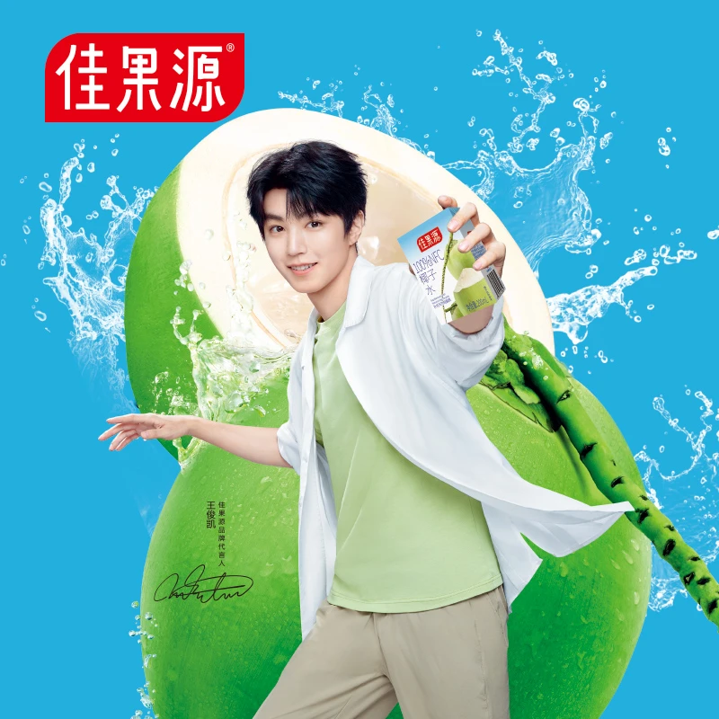 佳果源100%NFC椰子水200ml*12盒