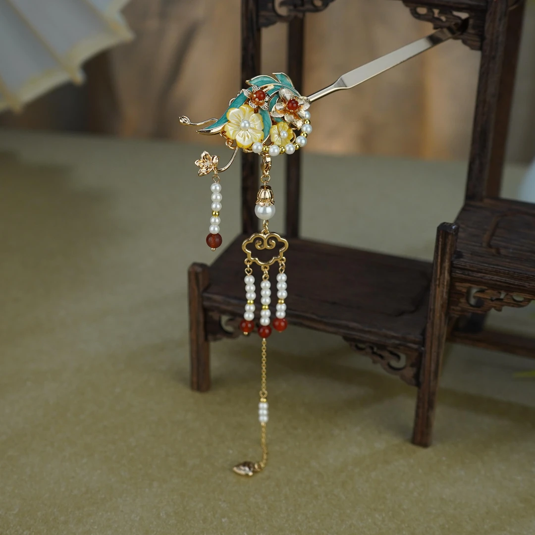 [幽苒]古悦倾城古风汉服发饰