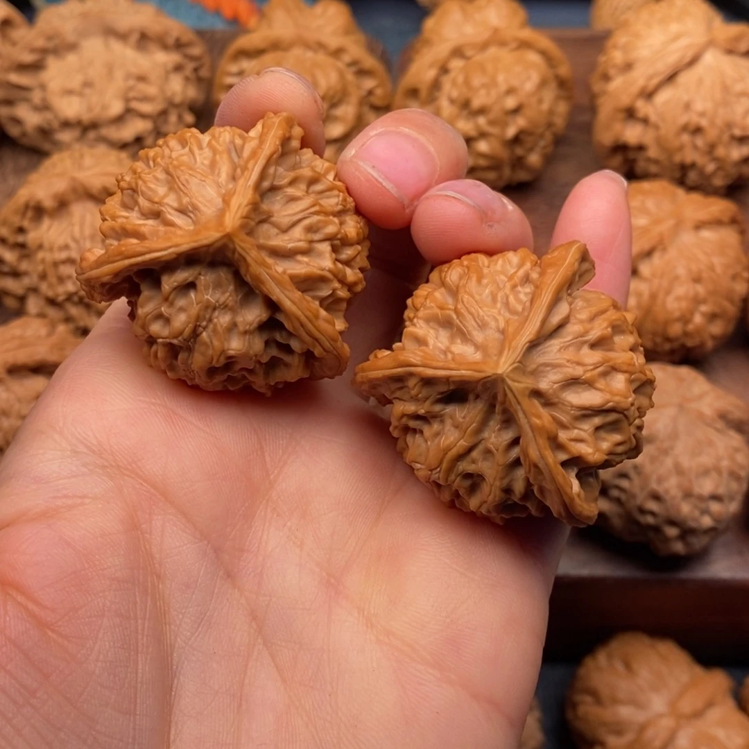 文玩核桃把件37盘山正奔