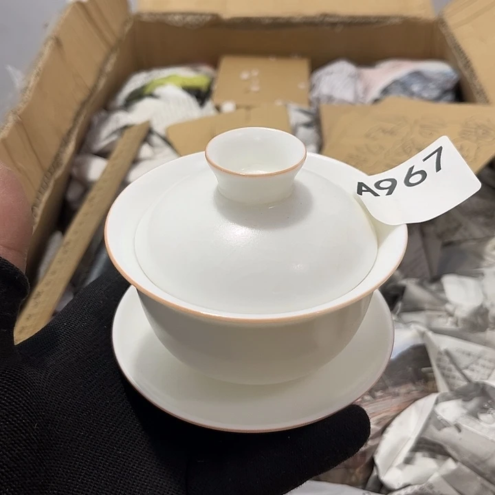 瓷片茶摆件工艺品摆件666
