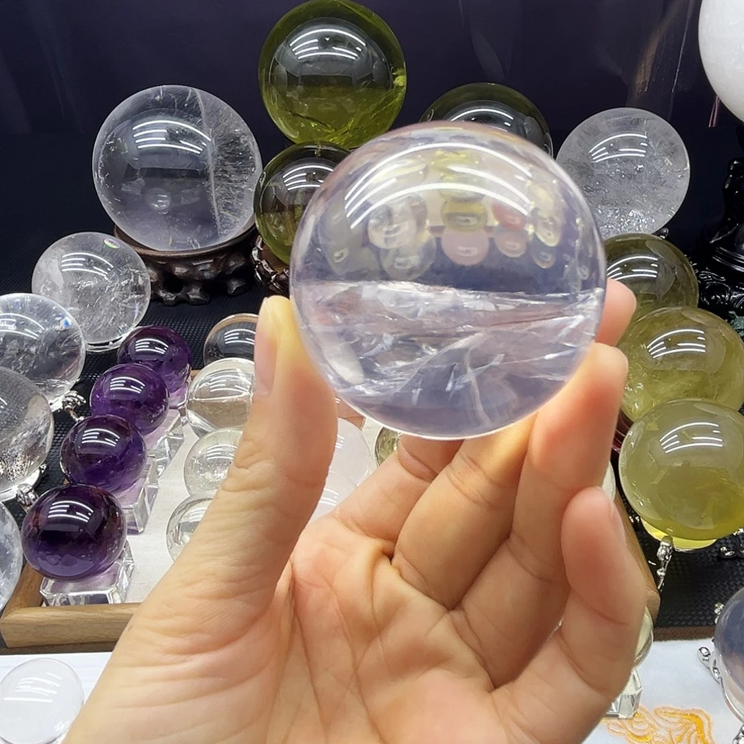 未镶嵌水晶珠宝半成品5.4公分