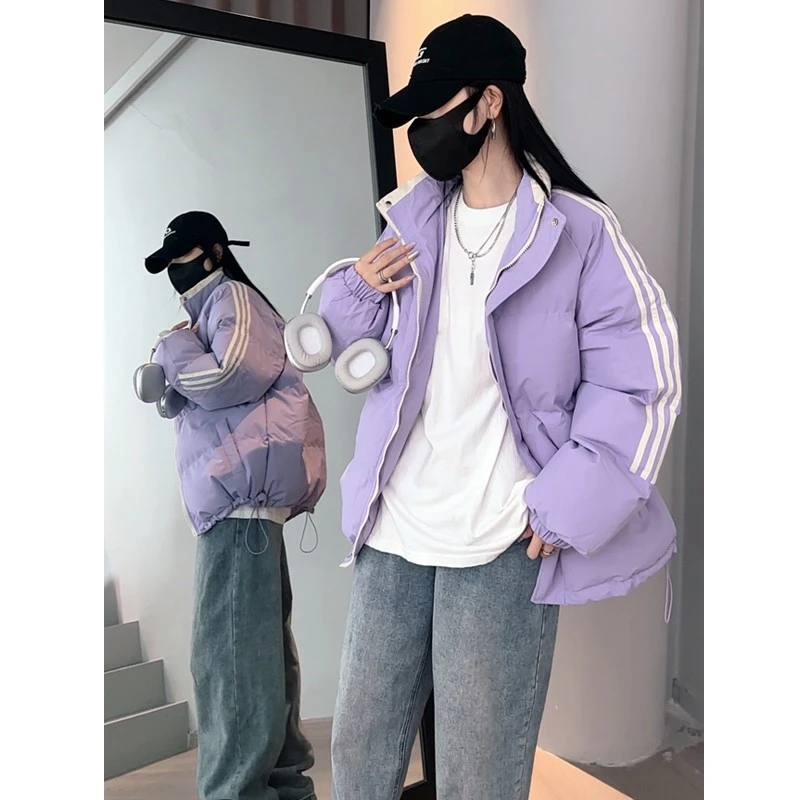 韩版显瘦面包棉女款冬季宽松加厚休闲学生ins保暖棉衣棉服外套潮