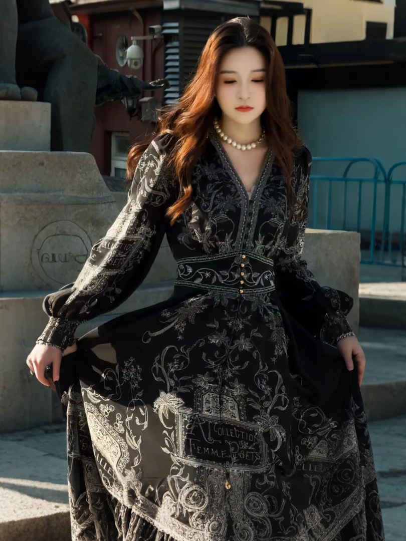 【2025星辰银光-瑶瑶】重磅100桑蚕丝连衣裙HF25005