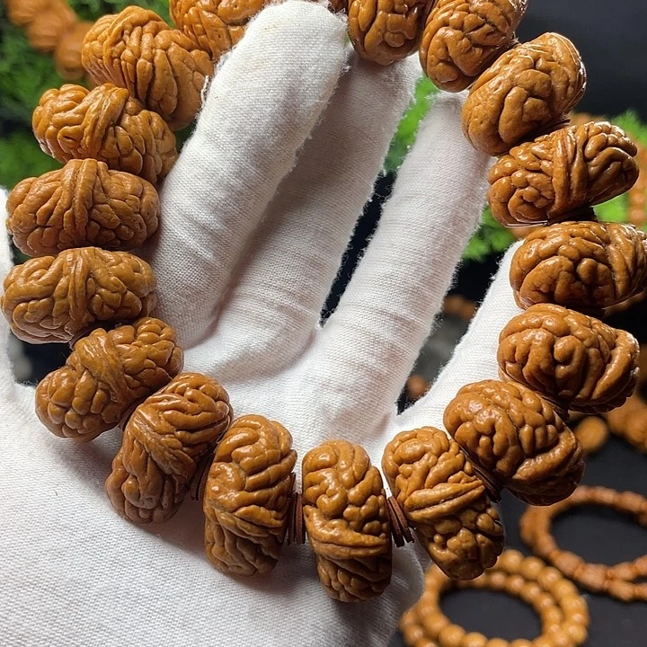 嗨***$桃核吊坠秦岭龙纹桃核