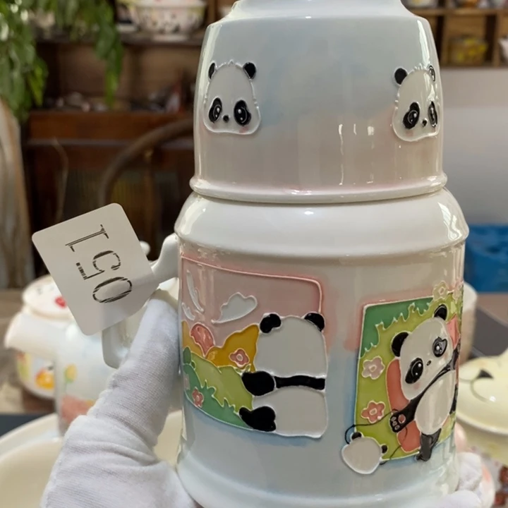 杯景德镇釉下彩手绘