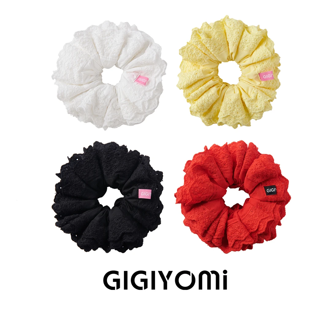 GIGIYOMi原创设计韩版气质小众简约ins百搭多层蕾丝发圈