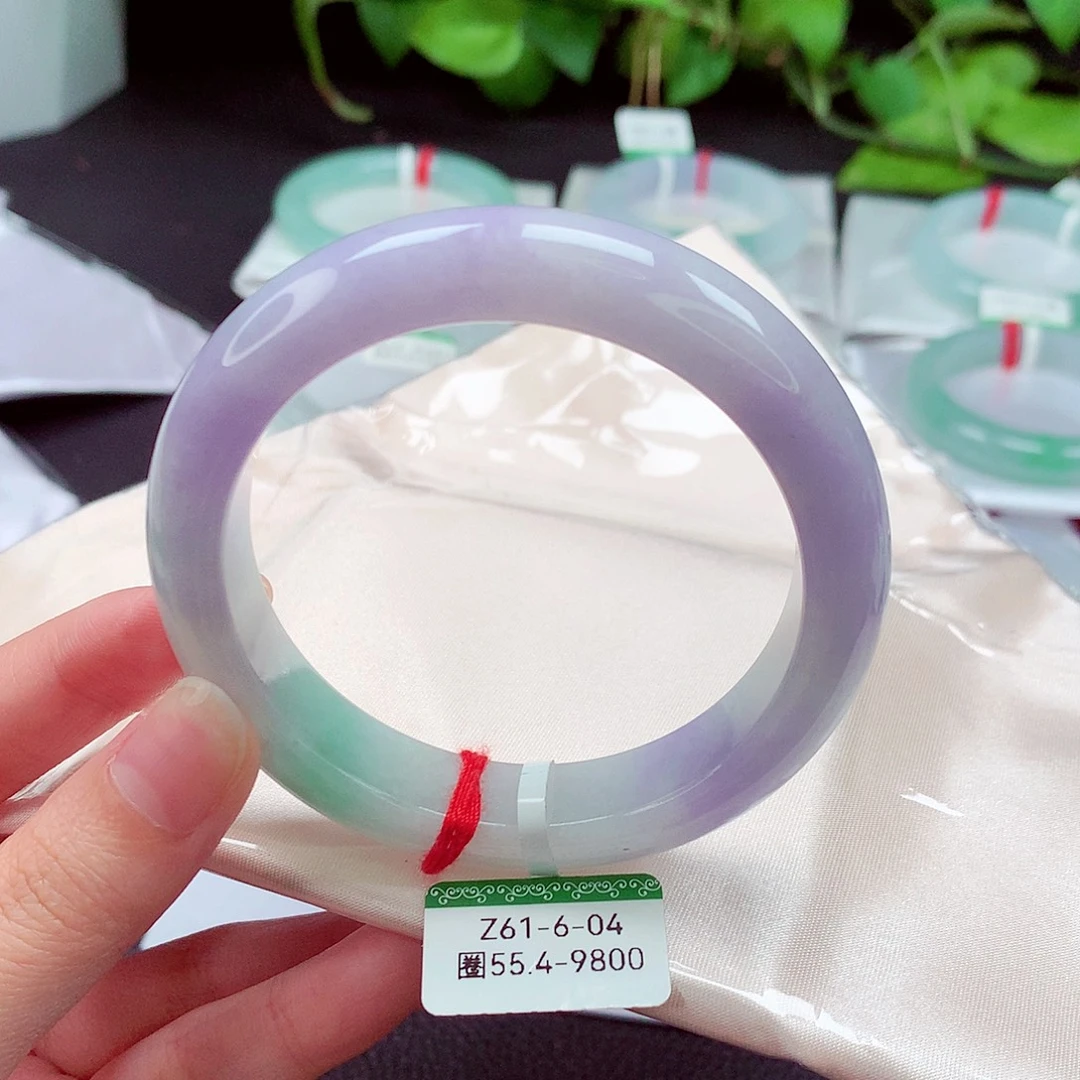翡翠未镶嵌手镯缅甸天然a货翡翠手镯