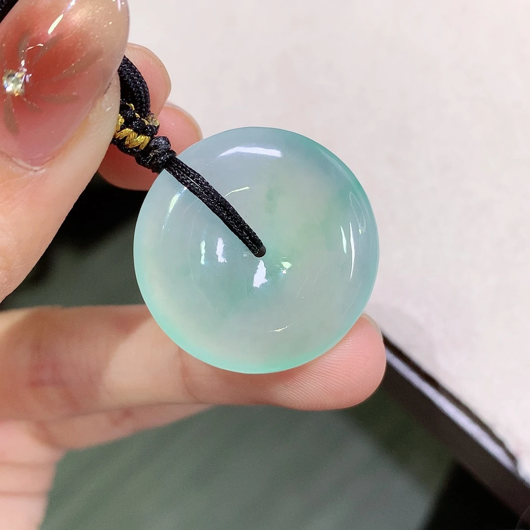 翡翠未镶嵌颈饰26-5.5