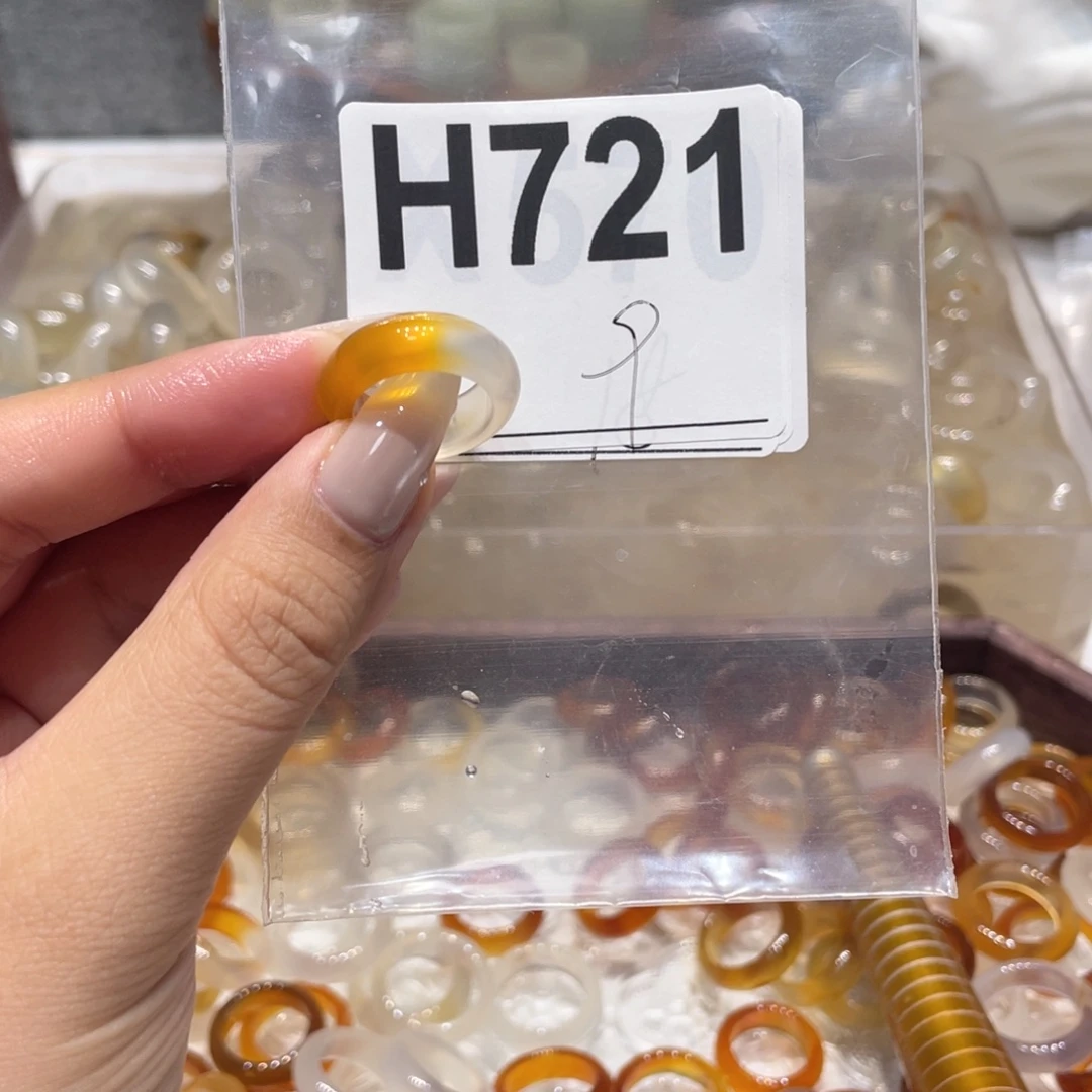 玛瑙/玉髓未镶嵌戒指721
