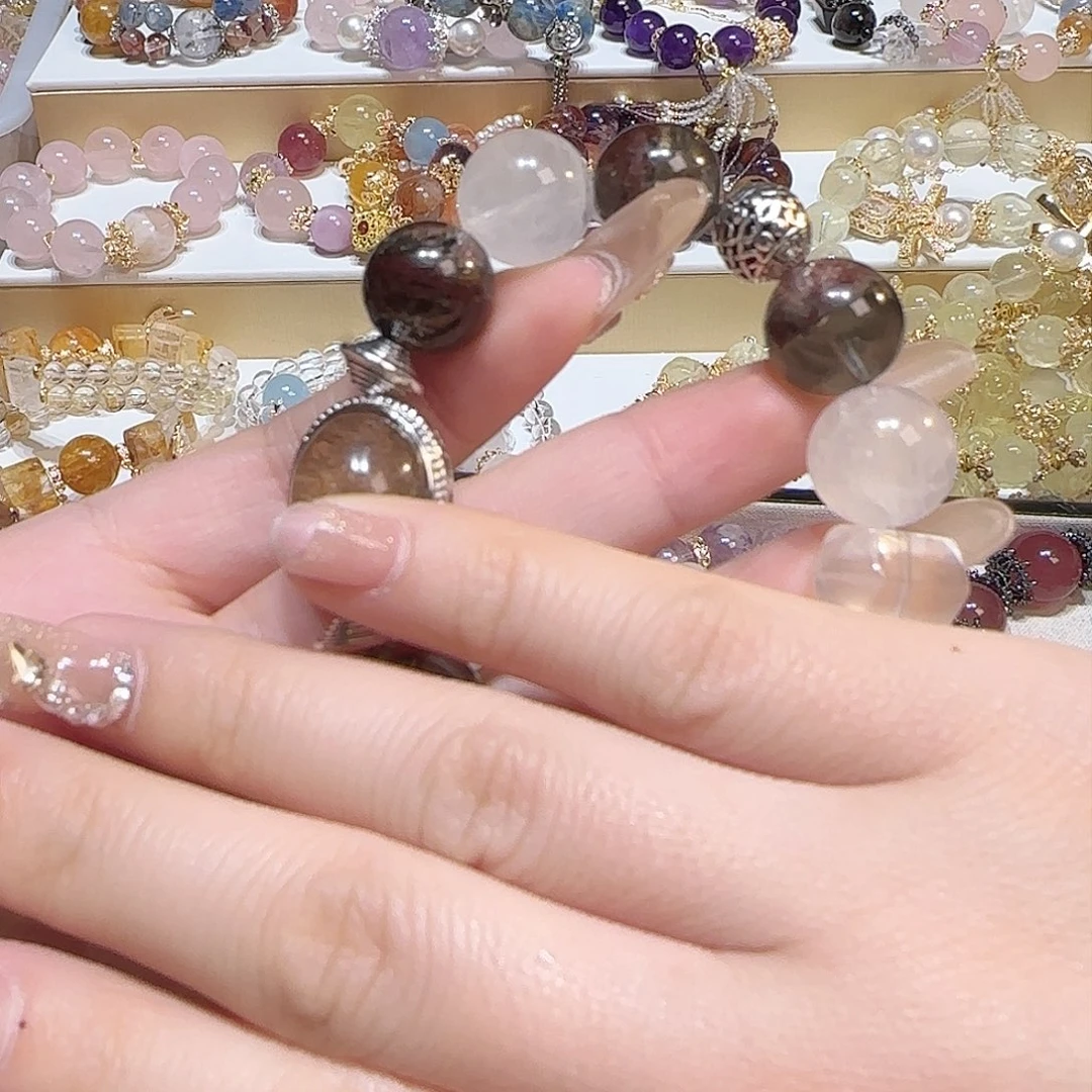 水晶手链未镶嵌把