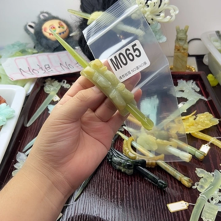 合金蛇纹石玉发饰归*来