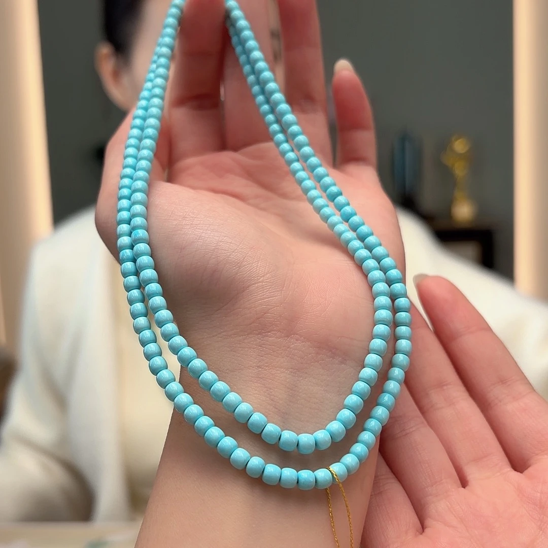 绿松石未镶嵌颈饰