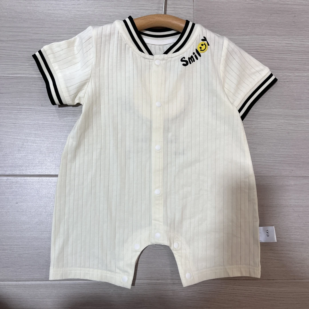 小笑脸微笑字母爬服3238