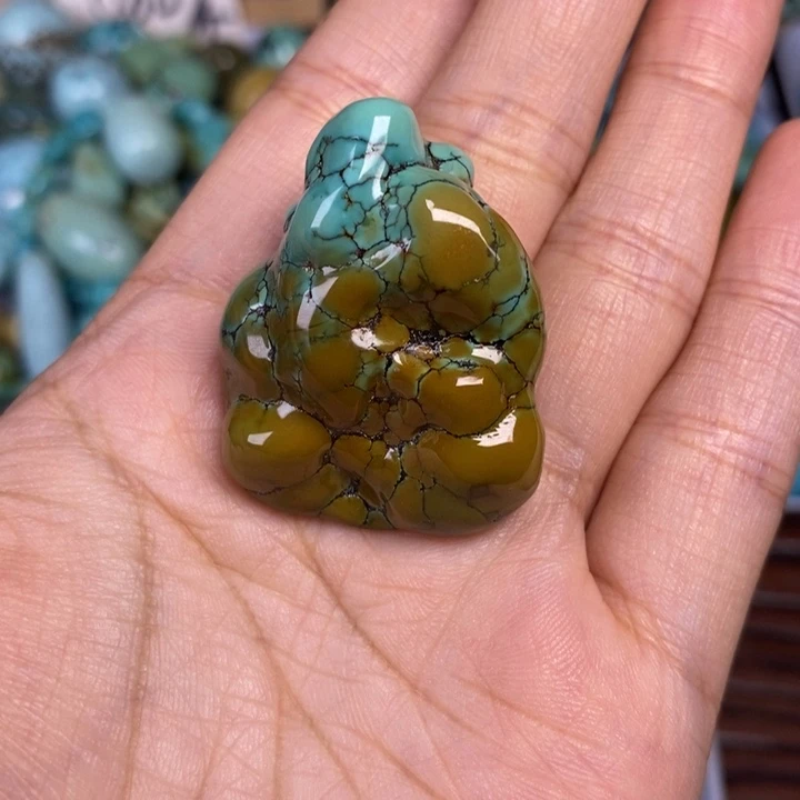 绿松石未镶嵌颈饰