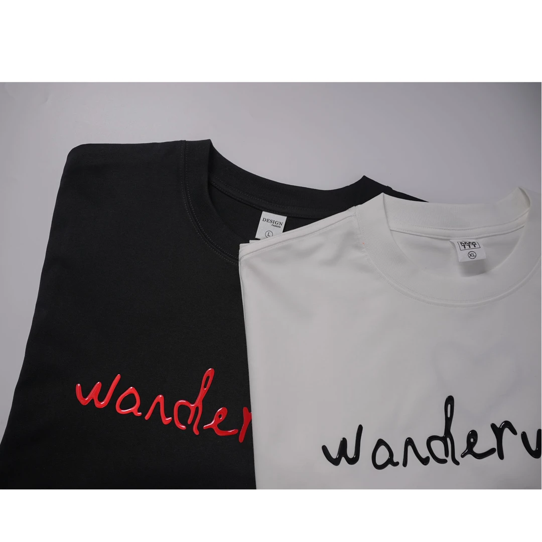 【阿may专属】夏季休闲纯棉字母印花情侣短袖T恤507631