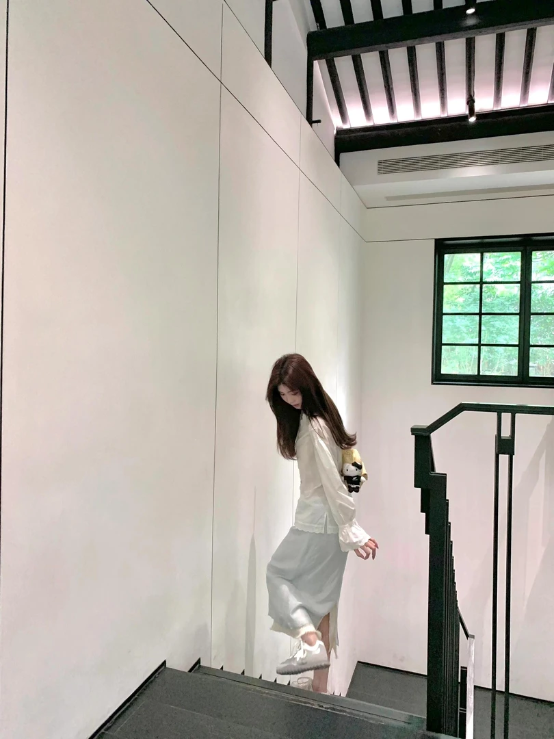 2025夏季新款法式长袖V领刺绣蕾丝设计感绝美衬衫上衣百搭半身裙
