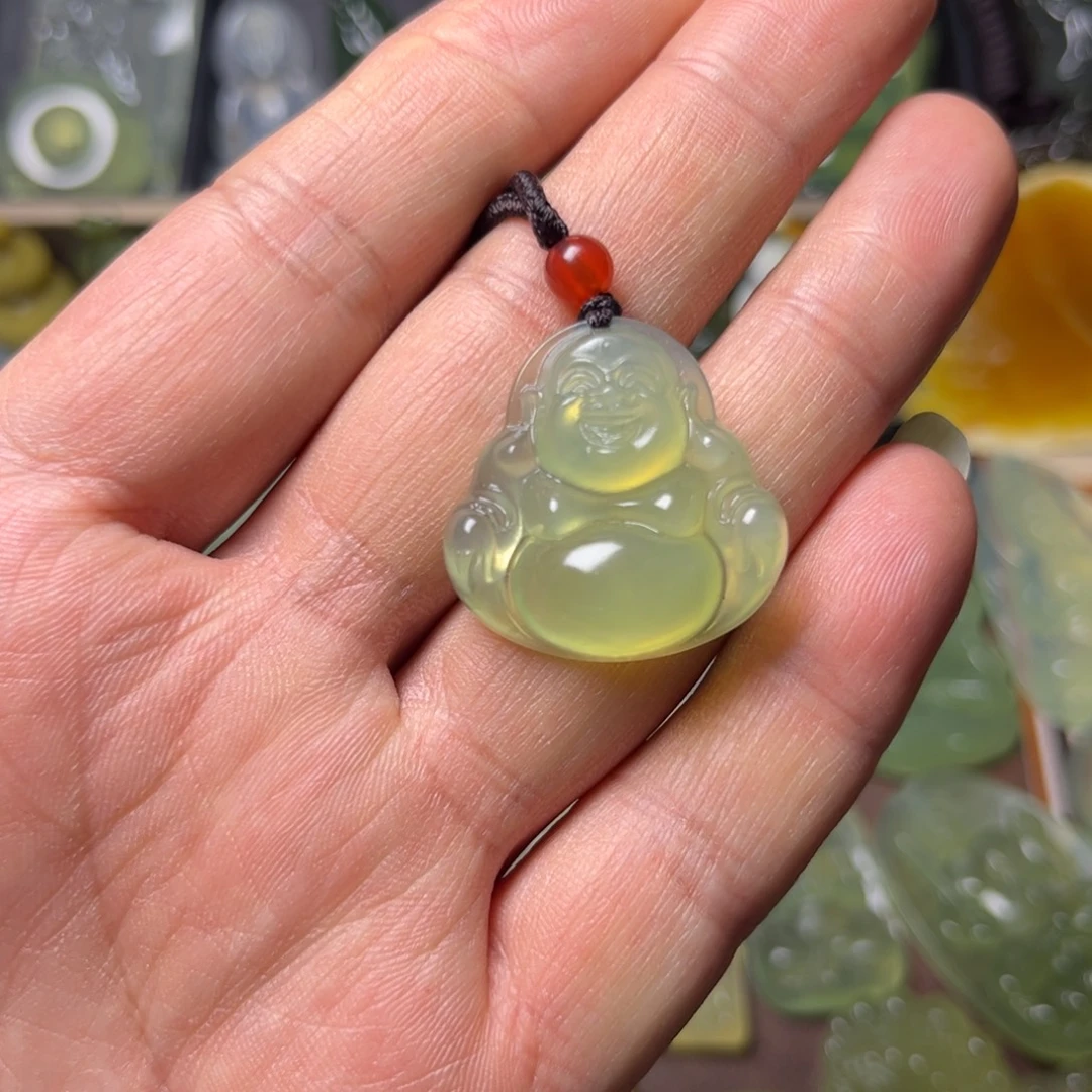 蛇纹石玉未镶嵌吊坠(不含链)