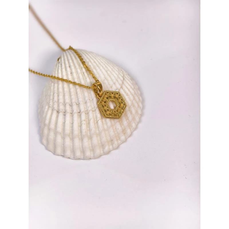 培育红宝石【48小时鉴赏期】先鉴后发 福利六角罗盘形吊坠