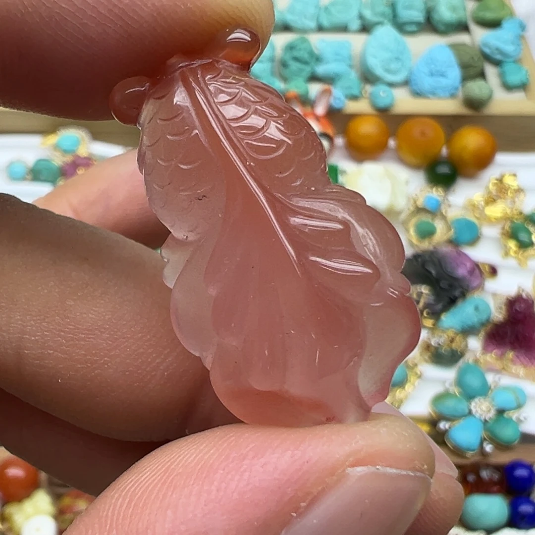 南红玛瑙颈饰未镶嵌