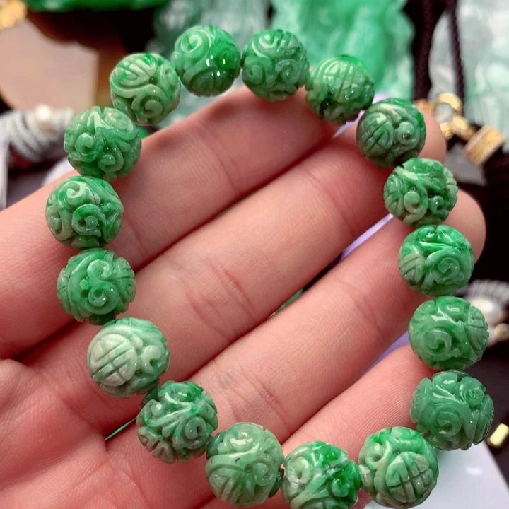 未镶嵌手链翡翠A货