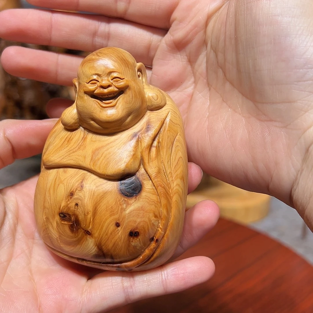 柏木（崖柏）涛****6崖柏木手把件摆件