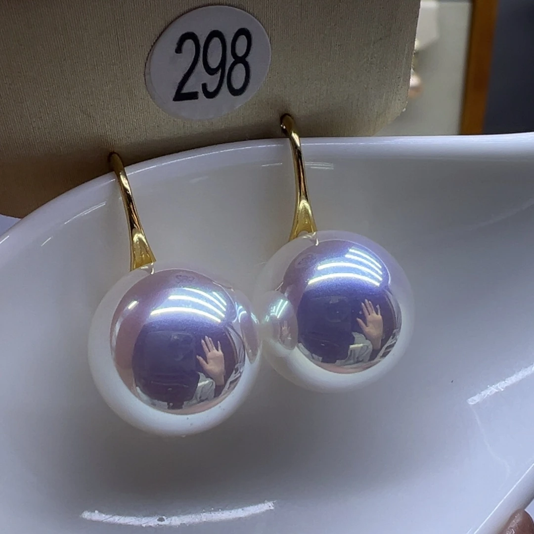 耳饰淡水珍珠银S925镶嵌