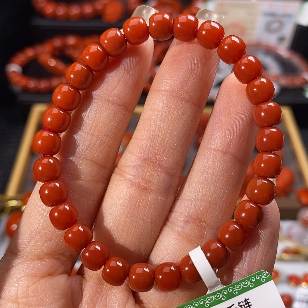 南红玛瑙未镶嵌四川凉山手串6mm