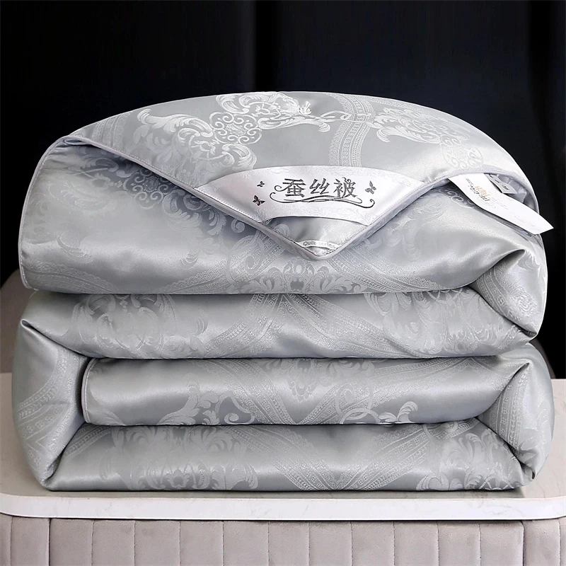 品牌撤柜专享蚕丝被桑蚕丝春秋子母被二合一空调被加厚保暖秋冬被
