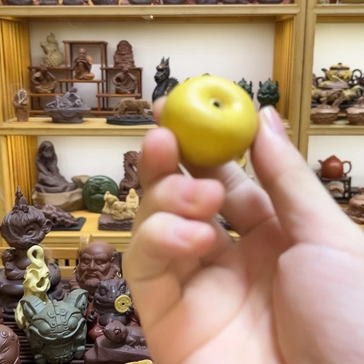 茶宠紫砂紫砂苹果香插茶宠