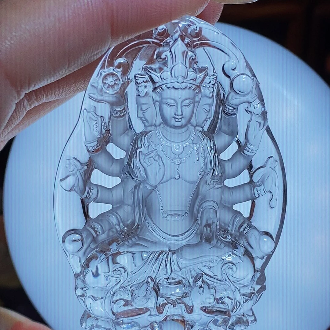 修***缘未镶嵌颈饰水晶吊坠