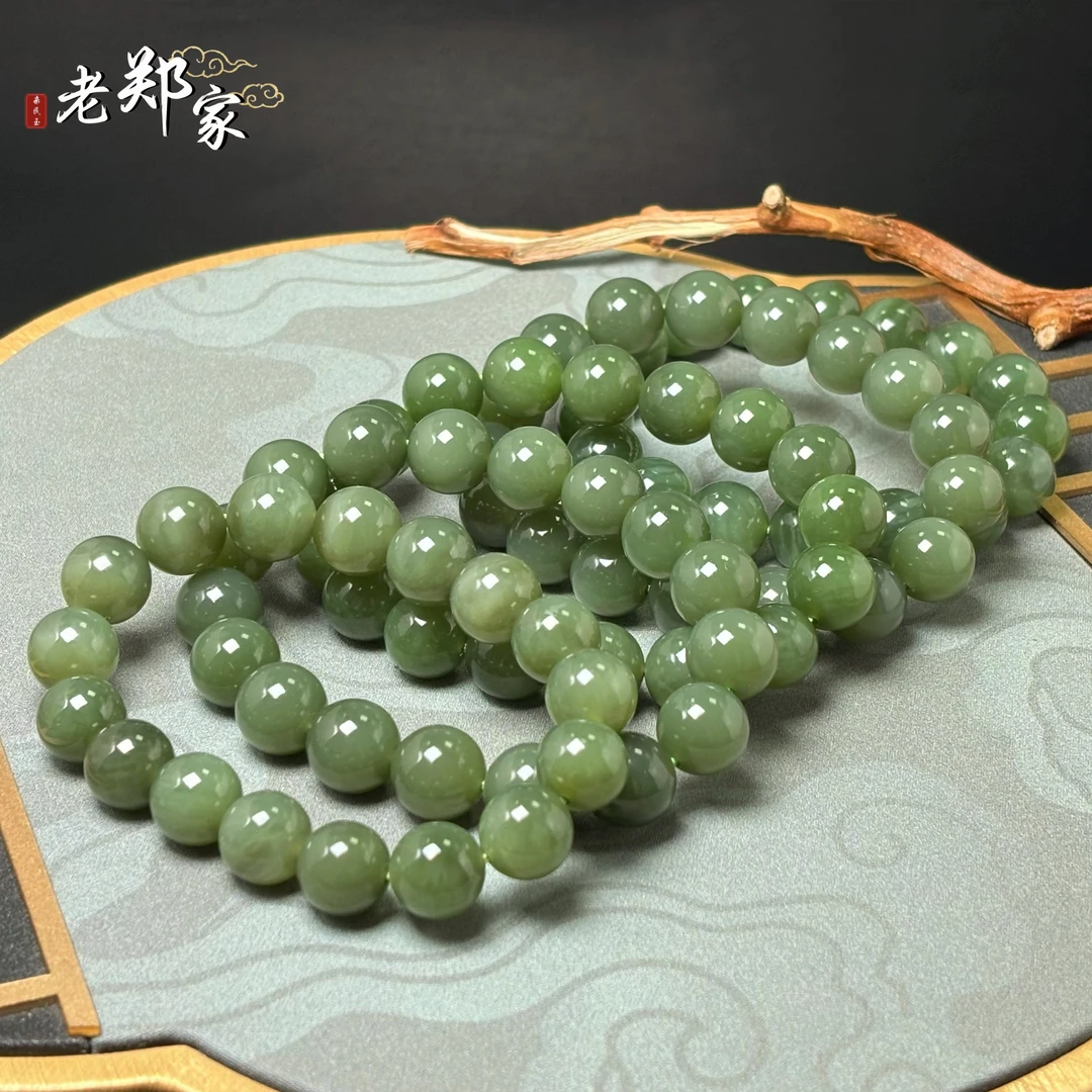 【老郑家】和田玉手串 约12mm 多样性发1件 1132