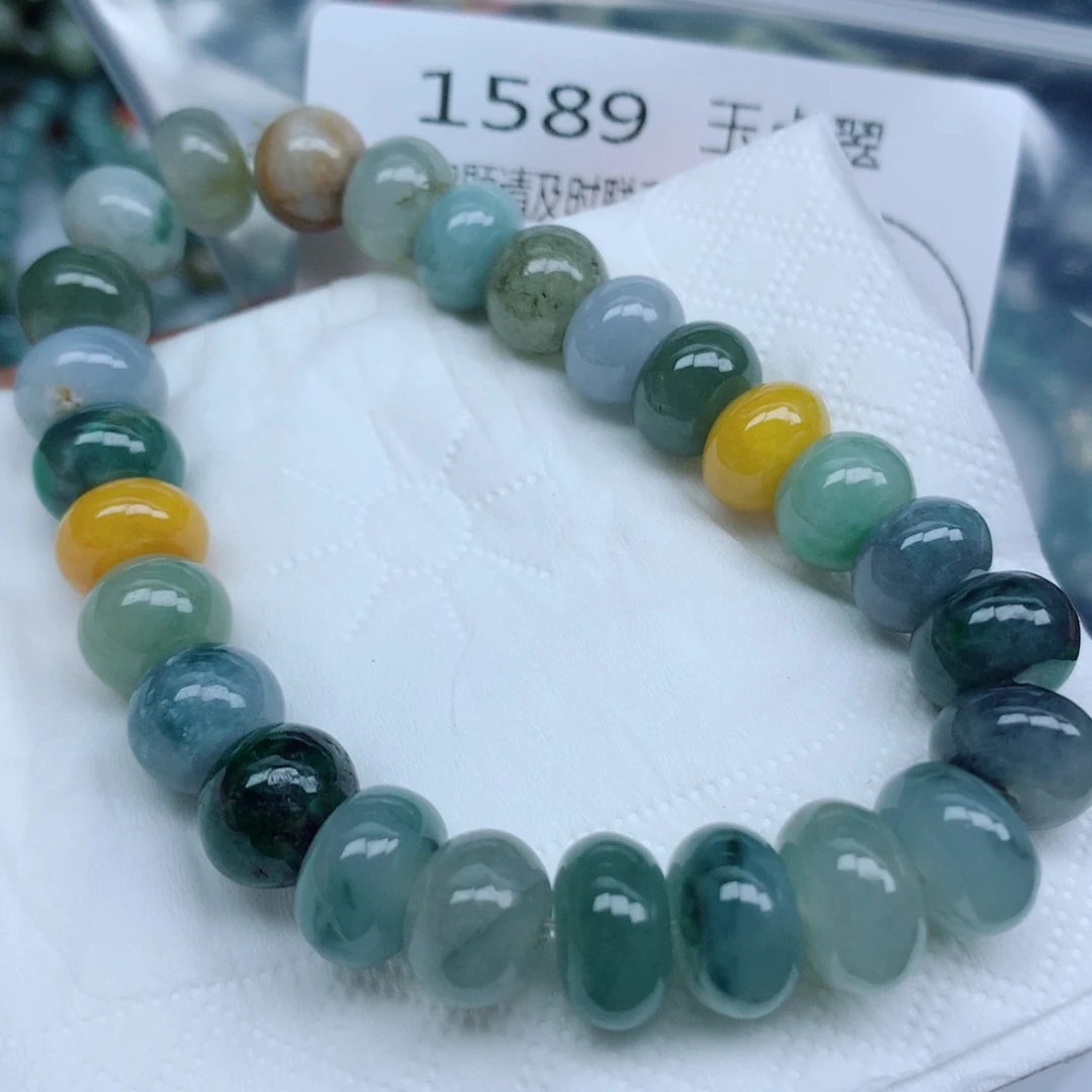 翡翠未镶嵌项链珠子批