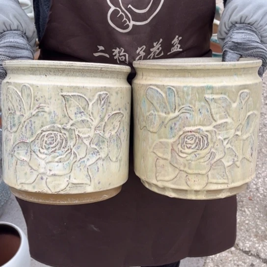 红陶口20高21瑕疵