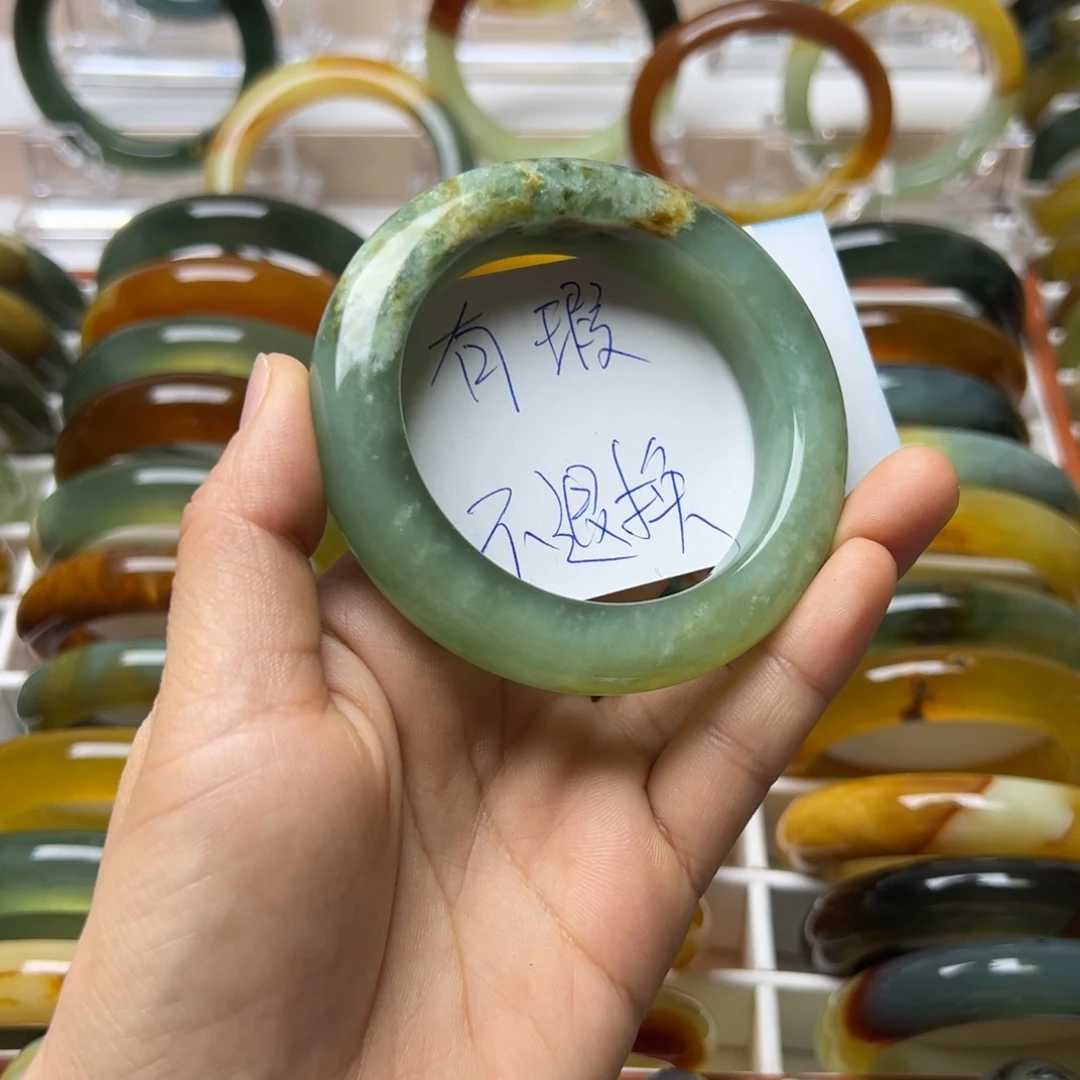 蛇纹石玉合金手镯