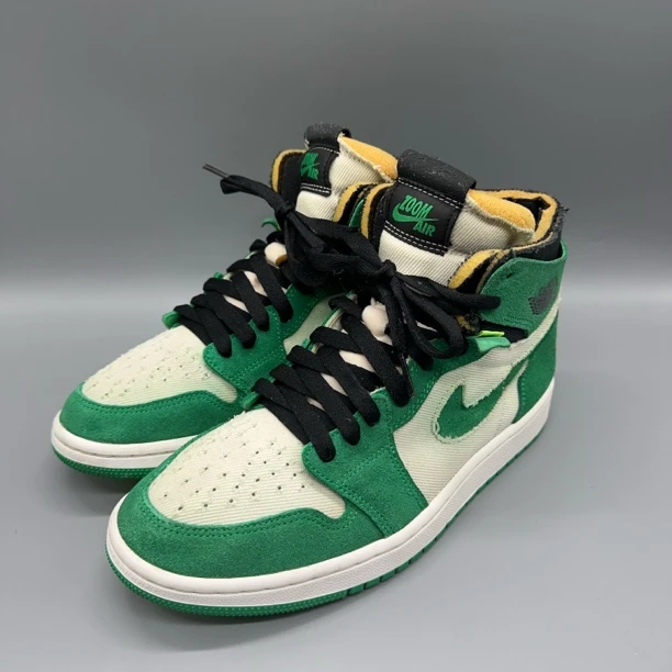 41码 二手Nike AJ10高帮板鞋（非原装，鞋垫）男款 白绿