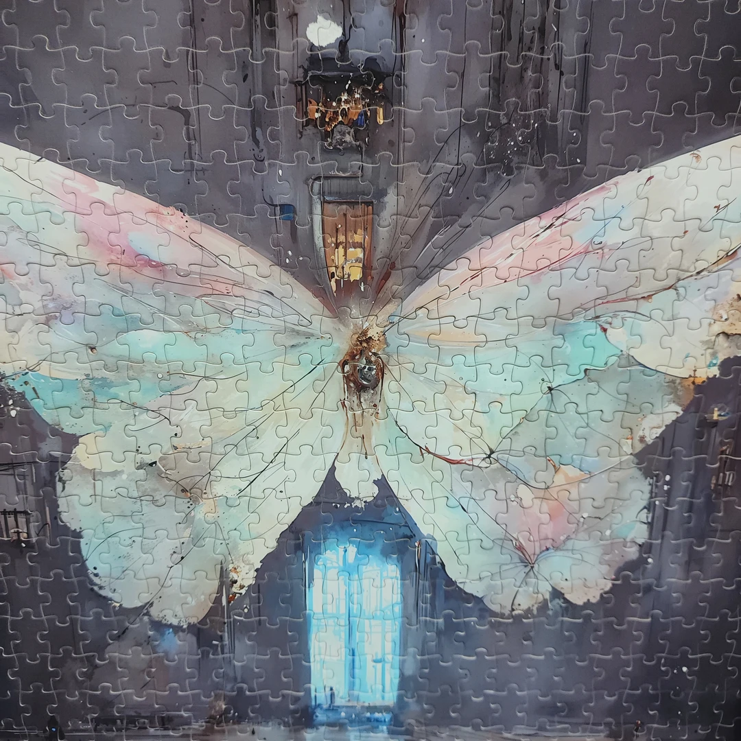 《30*30cm木制异形》4mm拼图372片高货精致摆件超高难度解压