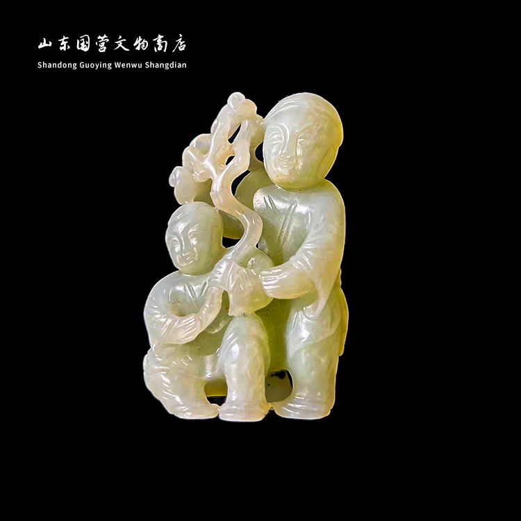 《清代》执莲童子 山东国营文物商店25010101017-29