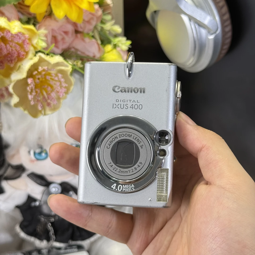 9新 Canon/佳能 佳能ixus400网红机冷白皮柔焦适合新手带配件