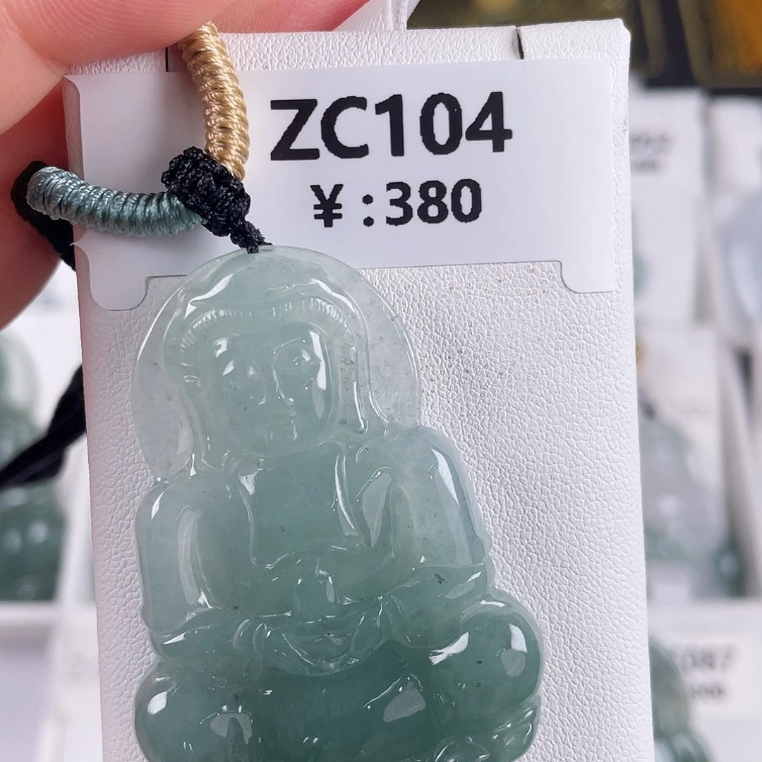 翡翠未镶嵌颈饰zc104
