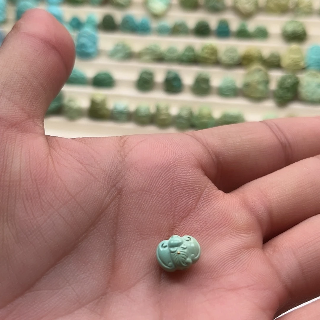 绿松石未镶嵌吊坠(不含链)
