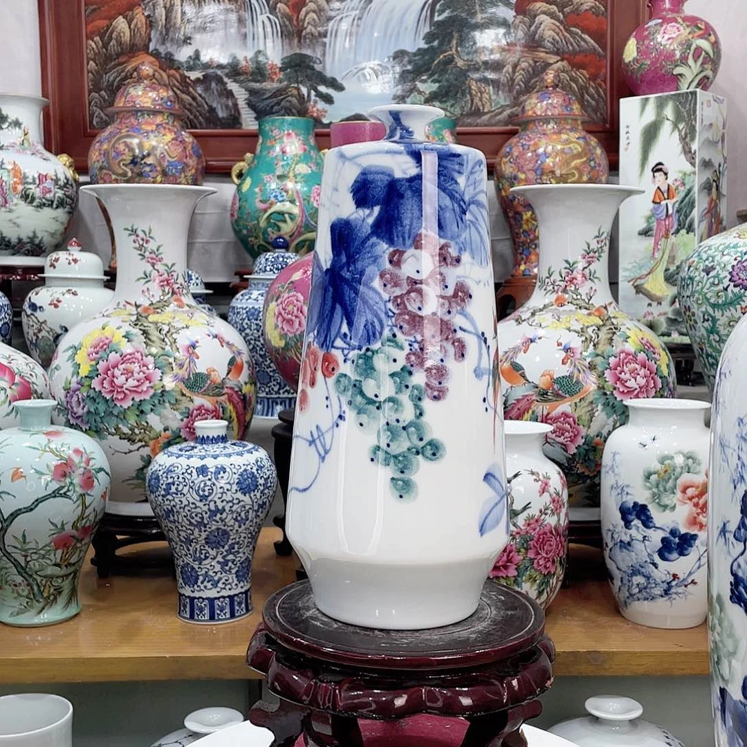 冬***冬摆件陶景德镇的陶瓷