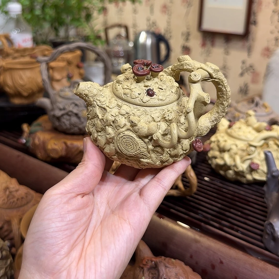 茶壶紫砂本绿供春