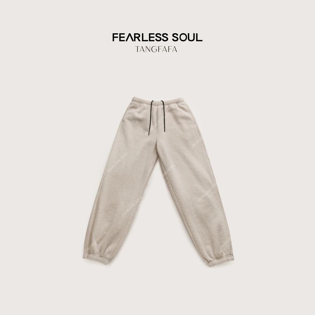 唐发发TFF 秋冬绒毛细腻保暖松紧腰汉服休闲束脚裤 825FP811 -