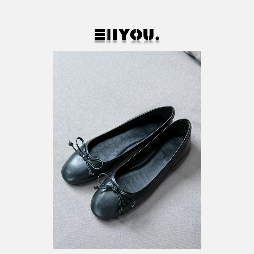 【ENYOU定制】黑色浅口柔软单鞋