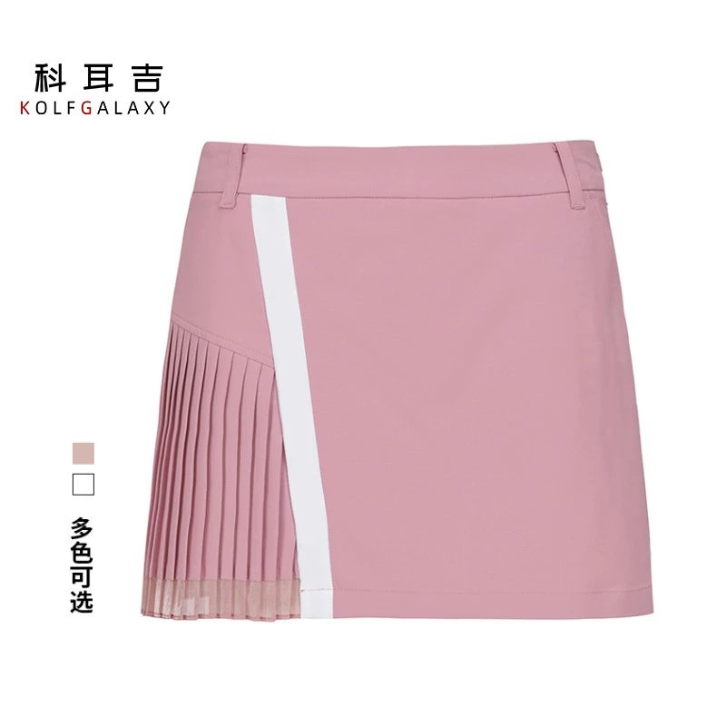 科耳吉高尔夫服装女士2022年春季新品韩版短裙时尚网球 百褶裙
