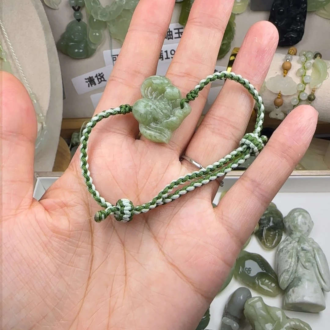 蛇纹石玉岫玉未镶嵌