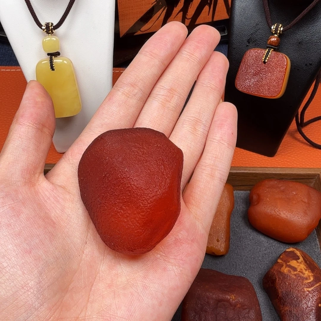 蜜蜡未镶嵌吊坠(不含链)